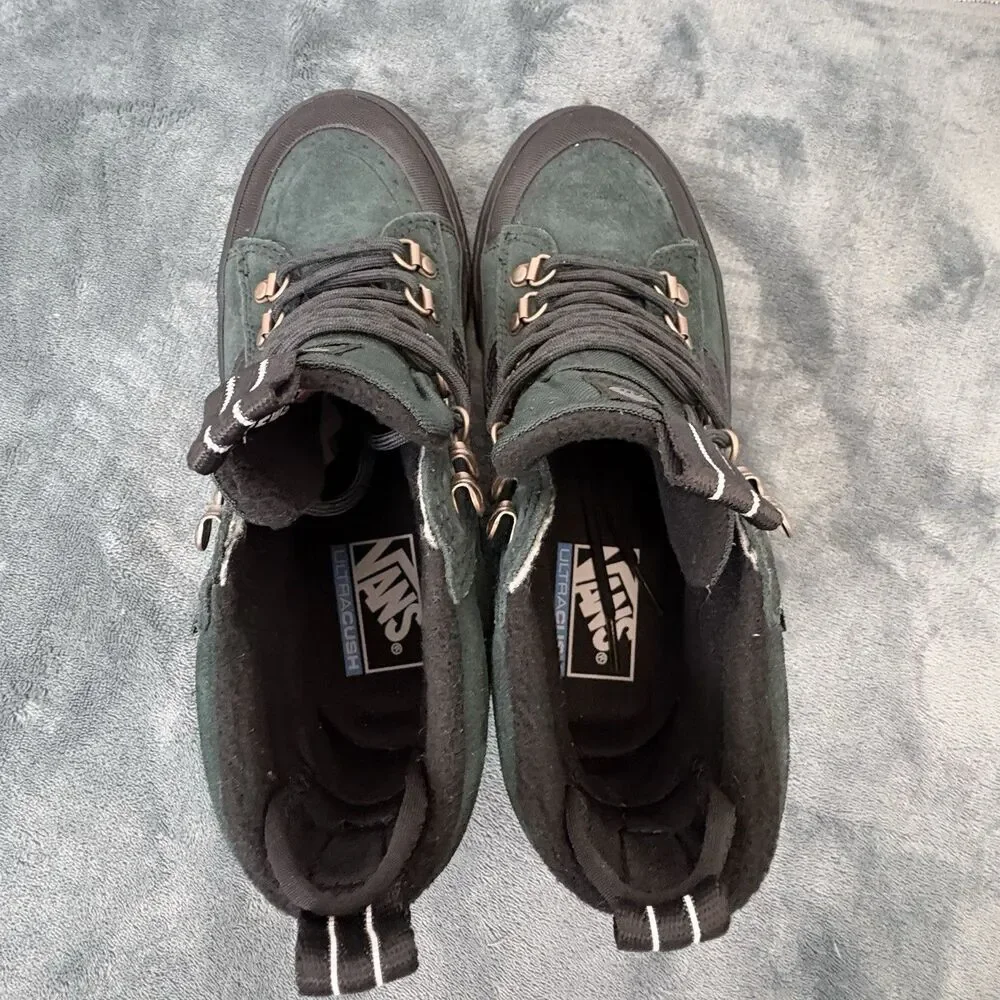 Vans Sk8-Hi MTE Waterproof Insulated Boots -Scarab Green- Men's 5/Women's 6.5